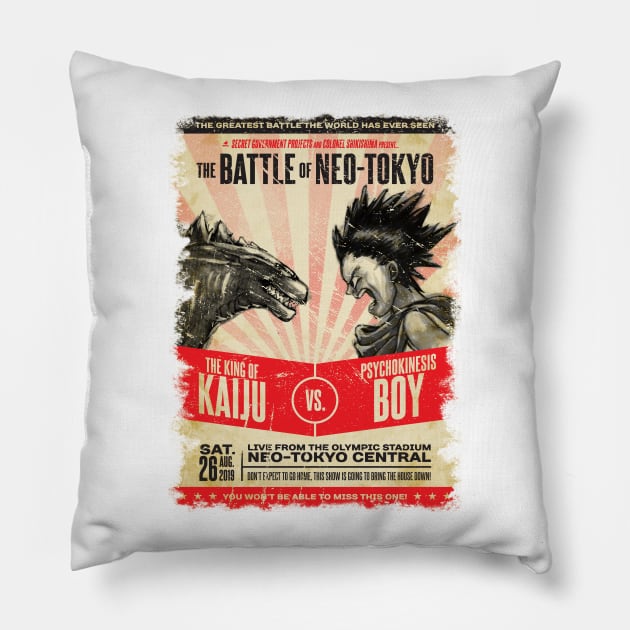 Battle for Tokyo Pillow by losthero