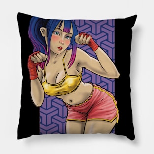 fighter girl Pillow