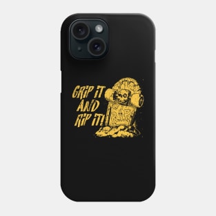 Grip it and Rip it! - Yellow Phone Case