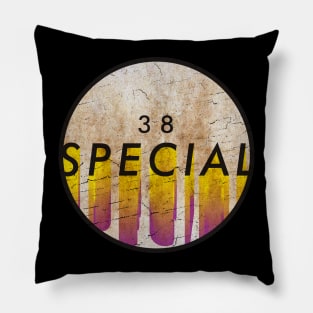 38 Special - VINTAGE YELLOW CIRCLE Pillow