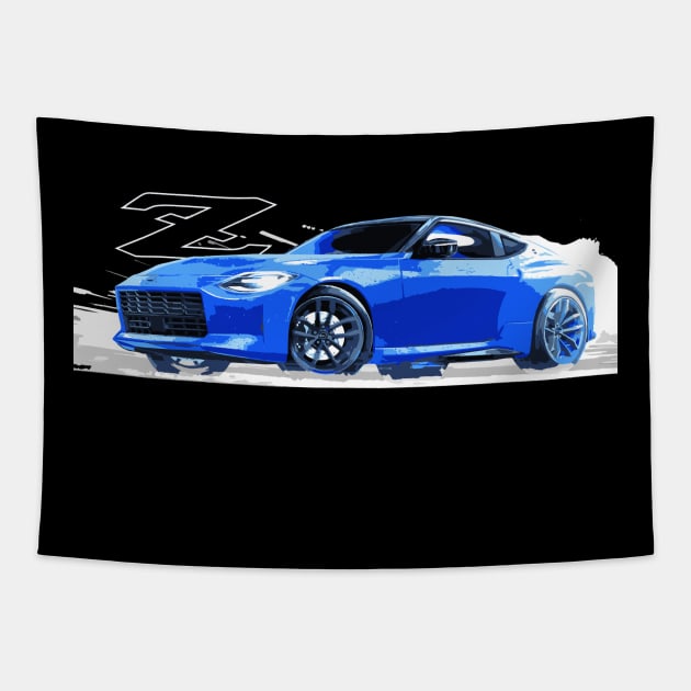 nissan z drift Tapestry by cowtown_cowboy