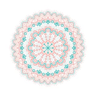 Beach Pastel Mandala T-Shirt