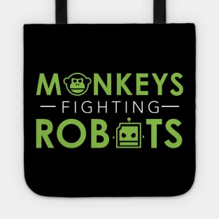 Monkeys Fighting Robots Official Logo Tote