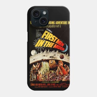 Classic Sce-Fi Movie Poster - First Men in the Moon Phone Case