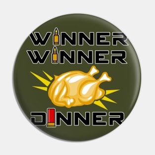 Chicken Dinner Winner Pin