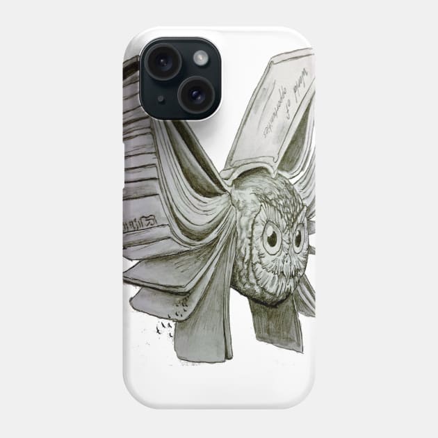 Wise owl Phone Case by nludwig