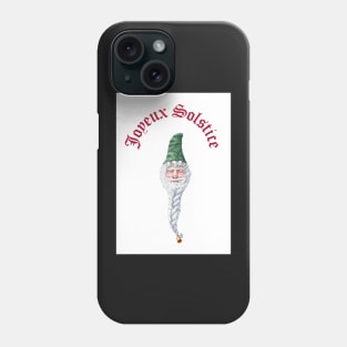 Christmas Elf + "Joyeux Solstice" Phone Case