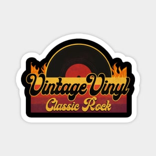 Vintage Vinyl Classic Rock Magnet