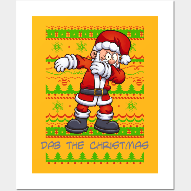 Dab / dabbing / dabbing' Santa Claus - Santa Claus - Posters and Art Prints