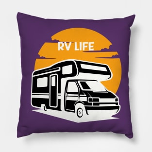 Explore in Style RV Shirt, Soft Vintage-Inspired Motorhome T-Shirt, Great Gift for Wanderlust Spirits, Unique Nomad Gift Pillow