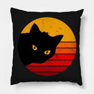 Powell cat a funny cat - Classic Vintage Summer Pillow