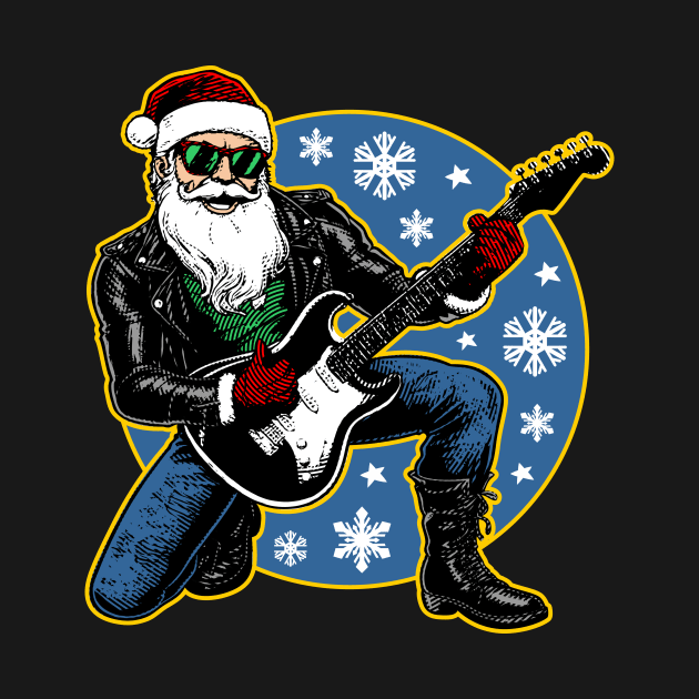 Santa is a rocker by Night Day On Off