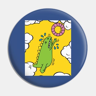 Kite Motif Child Funny Kite Pin