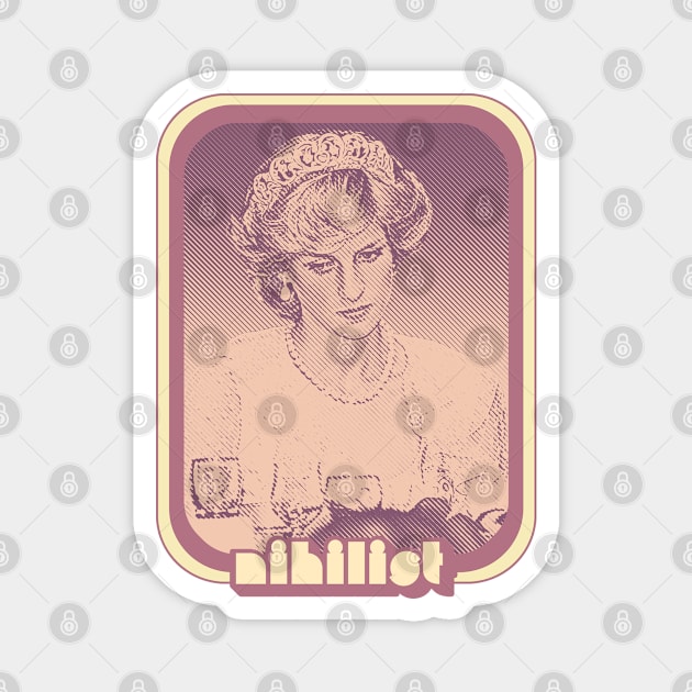 Princess Diana /// Nihilist Style Design Magnet by DankFutura