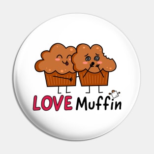 Love Muffin Kawaii Style Pin