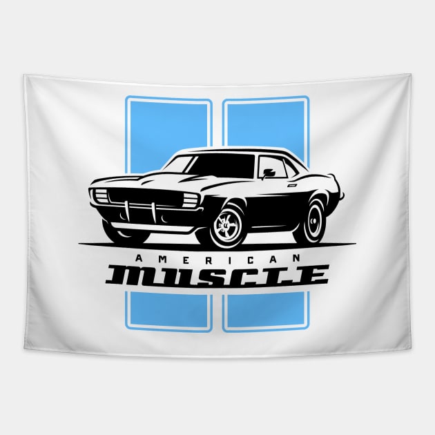 American muscle Tapestry by Dosunets