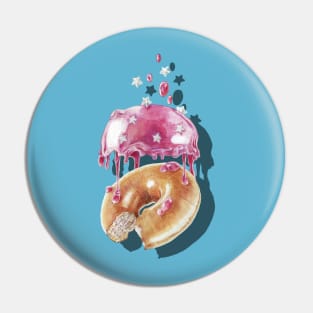 Space Doughnut Pin