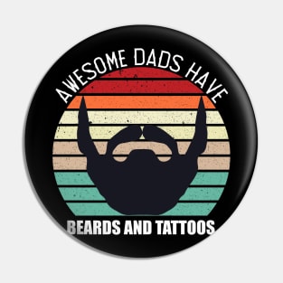 awesome dads have beards and tattoos Pin