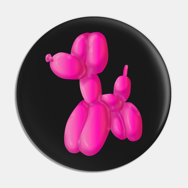 Pink Poodle Pin by pixelvision