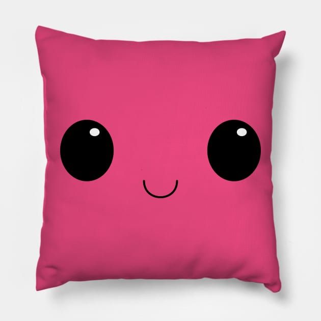 cute face Pillow by seem illustrations 