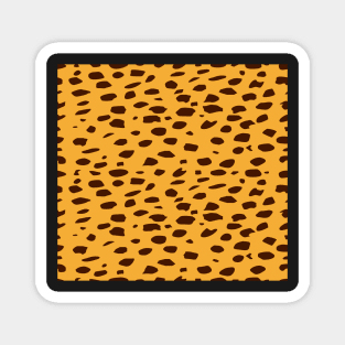 Seamless leopard pattern Magnet