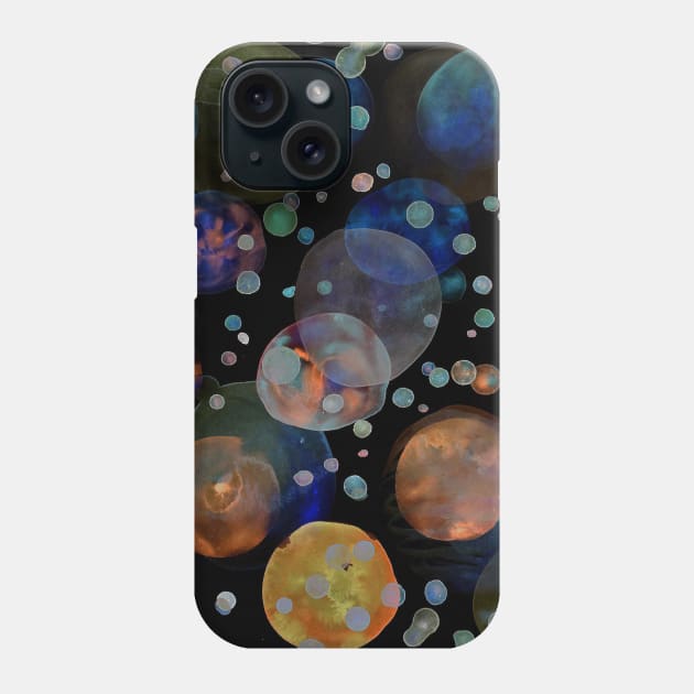 Explosion of planets Phone Case by Newtegan
