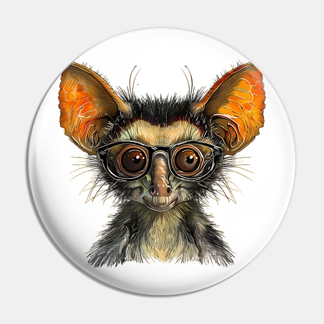 The Aye-Aye Professor Pin by Carnets de Turig