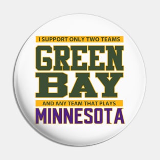 I Support two teams... Pin