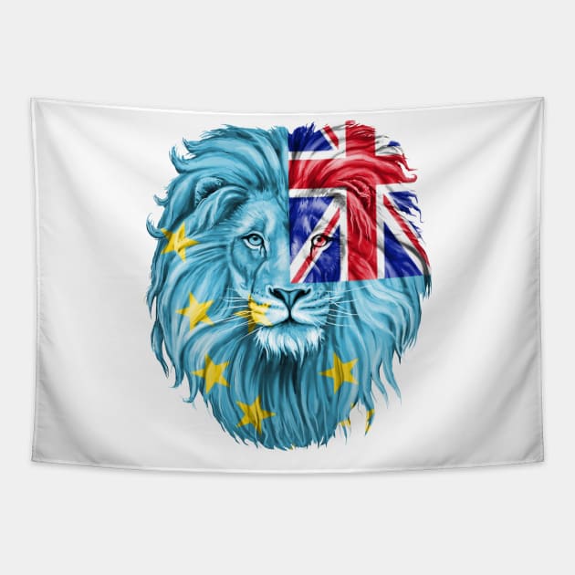 Tuvalu flag - lion Flag Of Tuvalu Tapestry by mamabirds