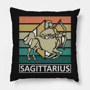 Sagittarius Vintage Zodiac Pillow