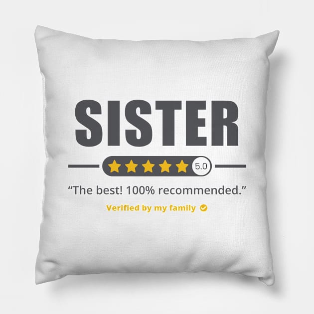 Five Stars Sister v2 Pillow by Olipop
