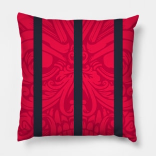 Jungle-cultural-Old-face-Stylish-border-flower Pillow