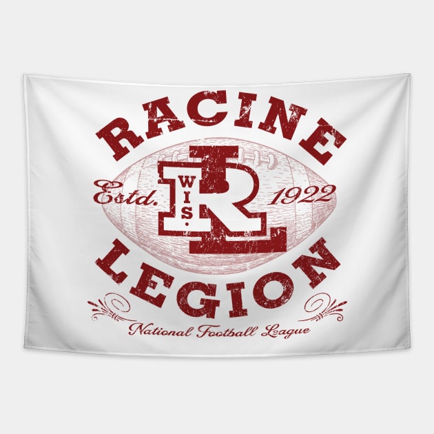 Racine Legion Football Tapestry by MindsparkCreative