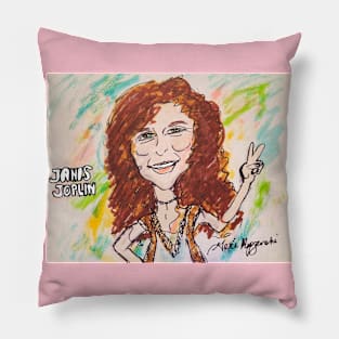 Janis Joplin Piece of My Heart Pillow