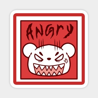 angry bear Magnet