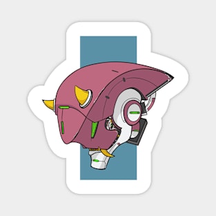 Pink Oni Mecha Magnet