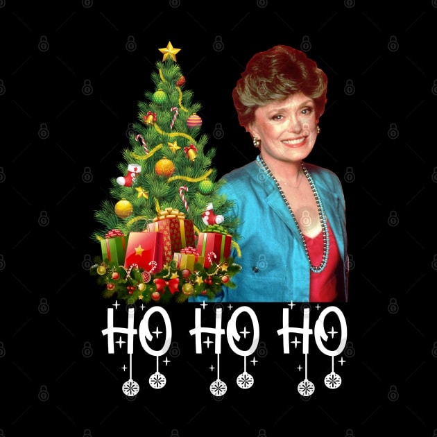 Funny Xmas Ho Ho Ho Blanche Devereaux Christmas by Chea Shepherd