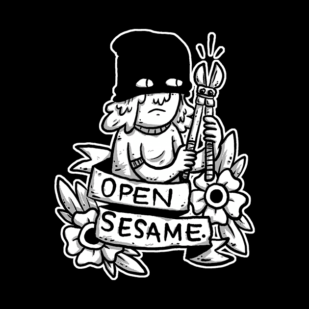 Open Sesame. (Solid.) by MilkMoneyBooks