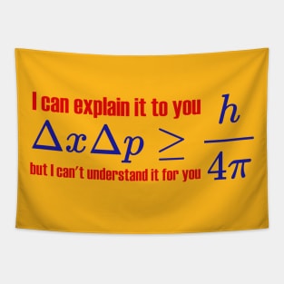 ☑️ Heisenberg principle of uncertainty Tapestry