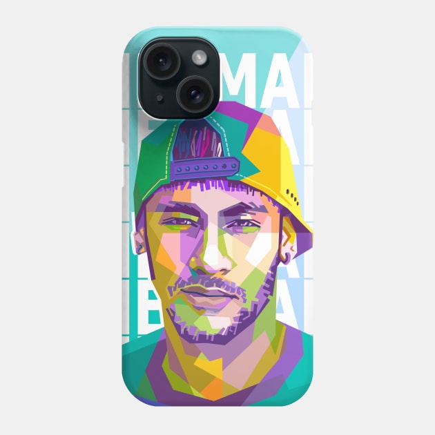 Neymar Jr Phone Case by lots of artWork