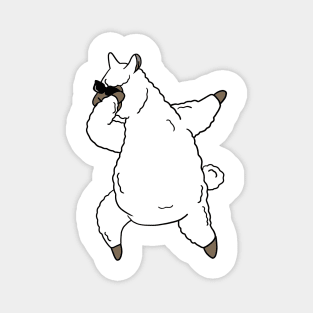 Funny Dabbin Llama Alpaca Dance Magnet