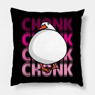 pink chonky round duck Pillow