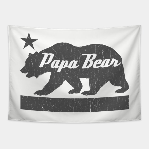 California Bear Family (PAPA Bear) Tapestry by robotface