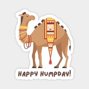 Happy Humpday Hump Day Cute Brown Camel Magnet