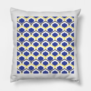 Mid Century Modern Hexagons Pillow