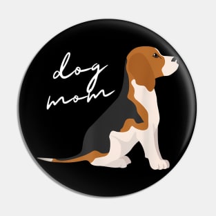 Beagle Dog Mom Woman Pin