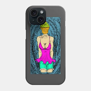 Cupcake Woman Phone Case