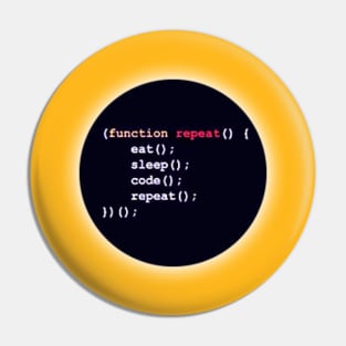 Life Coding Programming Pin