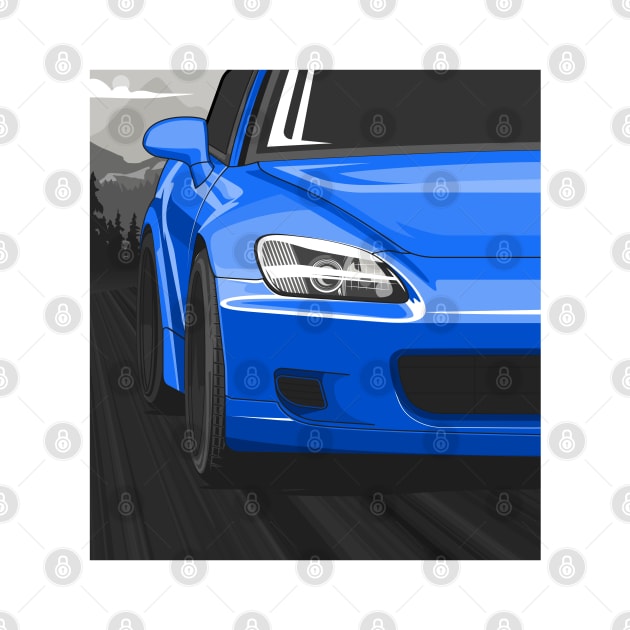 Honda S2000 AP1 Rolling - Apex Blue by wearapex