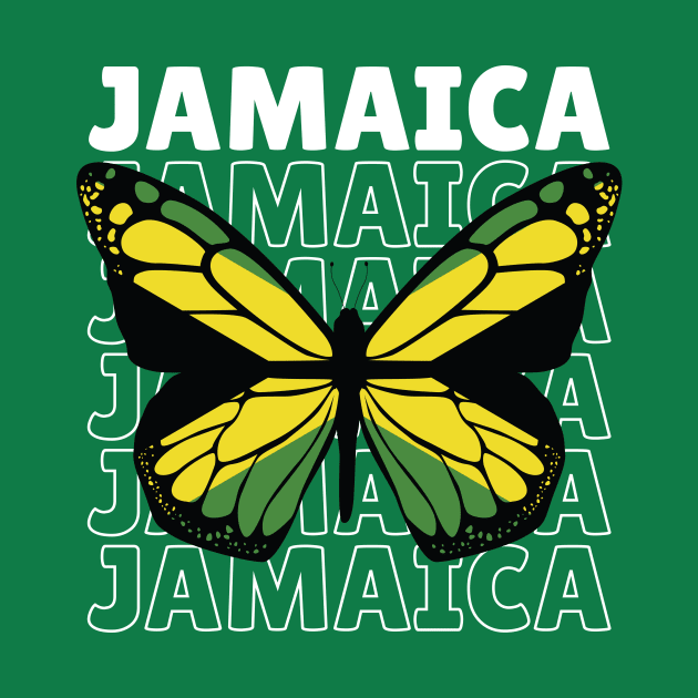 I Love Jamaica // Jamaican Flag // Jamaican Pride by SLAG_Creative